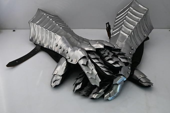 Medieval Steel Gauntlets | Authentic Historical Armor | Renaissance Reenactment Gauntlets | Custom Hand Protection