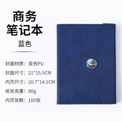 Notebook A5 bleu pour organiser vos réunions et projets en déplacement - 2