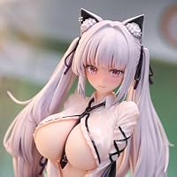 DEXSHUN Anime Illustration Alvina-chan Figur Original Painting Modell Alvina-chan Stehende Haltung Statue Nideliche Cartoon Actionfigur PVC Sammlungen Desktop Dekorationen Geschenke 26cm – Ansicht 5