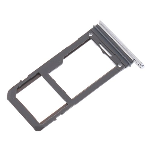 For Samsung Galaxy S8/ S8 Plus Metal Single Sim Card Tray & Single Micro Sd Memory Card Holder Frame Replacement Silver #TOP1