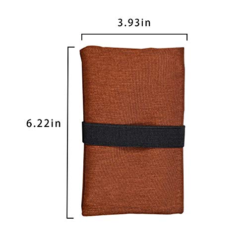 Klykon Tobacco Pouch With Zip Waterproof Rolling Tobacco Holder Cigarette Bag Case For Smoking Utensils Gifts For Smokers,Men & Women (Brown) #TOP3