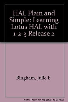Paperback Hal Plain and Simple: Learning Lotus Hal With 1-2-3 Release 2 Book