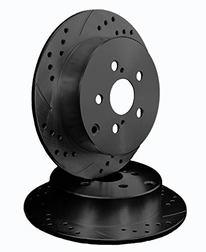 ATL Autosports Performance Brake Rotors REAR PAIR Fits 2001 Ford Mustang [ GT Bullitt - W/Solid Rear Disc ] ATL54017-08DDSBZ