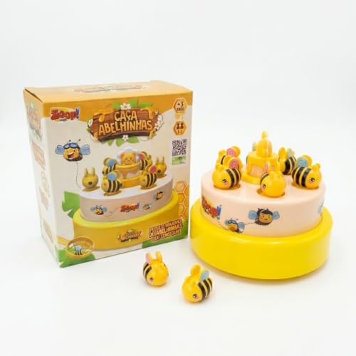 Brinquedo Interativo Caça Abelhinha Com Som Luz E Musica