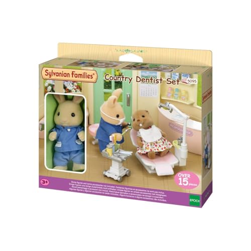 Set Dentista Country Sylvanian Families 05095 con figuras y accesorios médicos