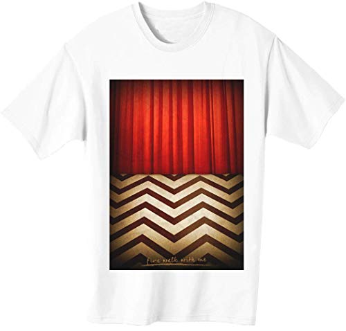 Image of Fire Walk with me Curtains Men's T-Shirt! Small White
