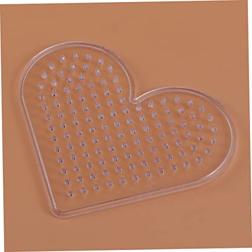 TOYANDONA 24 Peças Miçangas De Fusíveis Artesanais Diy Contas Derretidas Pegboards Transparentes Peg