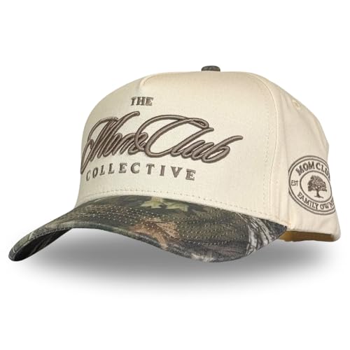Vintage Mom & Dad Trucker Hats | Men & Women | Dad Hat Mama Hats for Boys | Kids Grandpa Boy Mom Girl Dad Hats | Country Western | Cotton | Snapback (Mom Club | Camo)