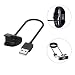 Produktbild Ladegerät für Samsung Galaxy Fit und SM-R375,Nourich QI Certified Lademappe Wireless Charger Schnell Pad Ladegeräte USB-Geräte Ladekabel Schnellladegerät Ladestation Dock-Stationen Stand (schwarz)