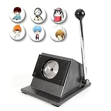 2.28 inch Button Paper Cutter, Graphic Punch Die Cutter Circle Punch Manual Circle Cutter Tool Paper Badge Maker Machine for The Production of Personalized Badges Medals Other Round Signs