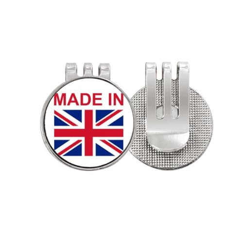 Marqueur de balle de golf émail magnétique motif UK Country Love