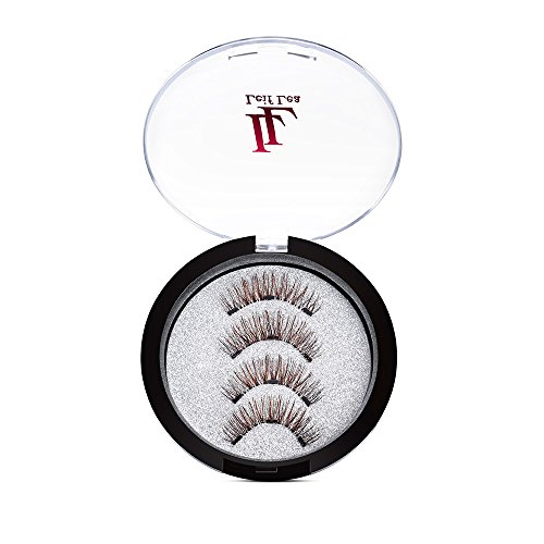 Preisvergleich Produktbild Magnetische Wimpern 3 Magnete LeifLea Magnetische Wimpern Natürliche Volle Augen Magnetische Gefälschte Wimpern Ultradünne Magnetische Wimpern 3D Falsche Wimpern 3 Wimper Magnetische (1 Paar / 4 Stück)