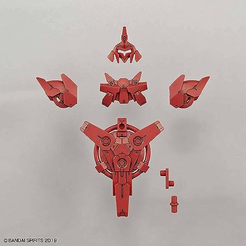 Image of Bandai 30MM 1 /144 Commander Aircraft Optional Armor for Portanova in Red - Mecha Model Kit