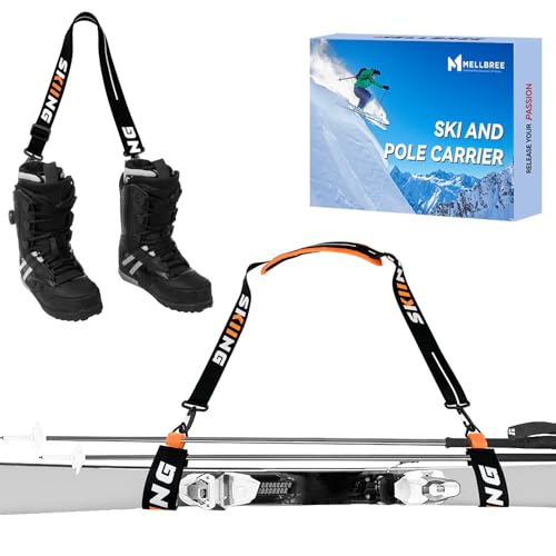 Porte-chaussures De Ski à Une Main - Attache Aux Fixations, Compact Et Léger - Facilite Le Transport Des Boots
