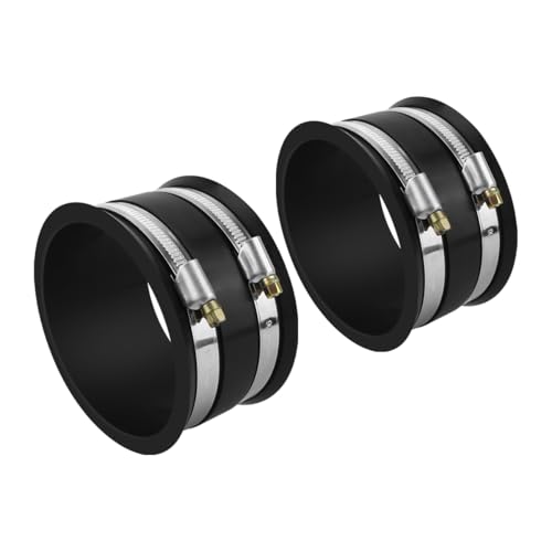 JIYIZO 2 Pack 4 Dust Collection Hose Connector, Flex Cuff with Clamps