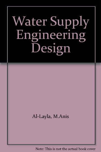 Water supply engineering design 0250401479 Book Cover