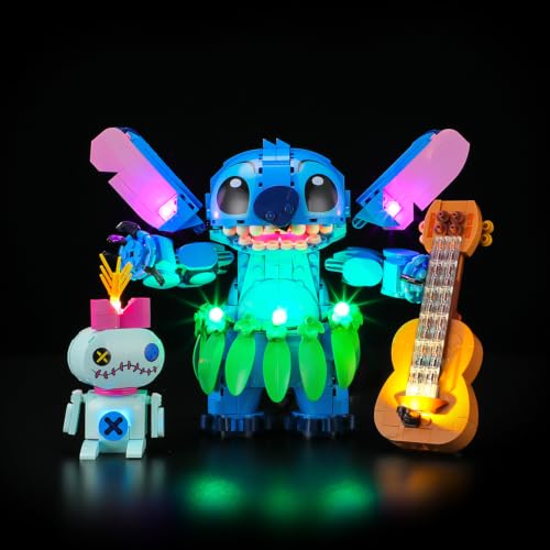 Kit d'éclairage LED compatible avec Lego 43296 Stitch & Scrump Kit d'éclairage pour Lego 43296 Modèle de blocs de construction non inclus