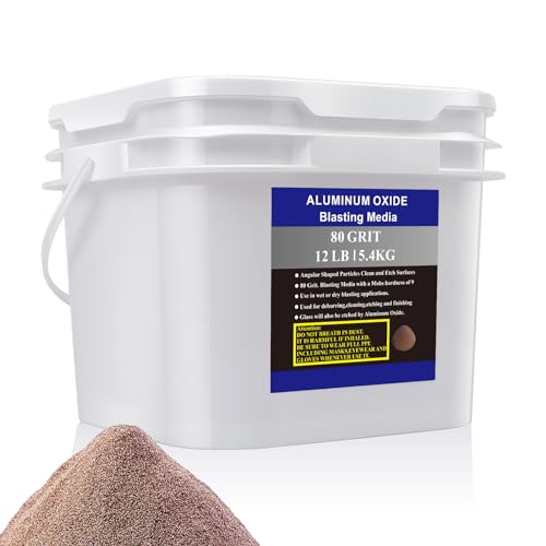 Aluminum Oxide - 12 LBS - Medium to Fine Sand Blasting Abrasive Media for Blasting Cabinet or Blasting Guns...