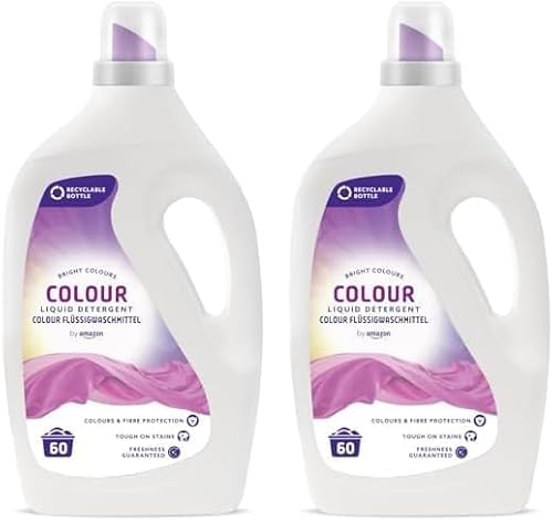 by Amazon Colour Liquid Detergent, 60 washes (Pack of 2)
