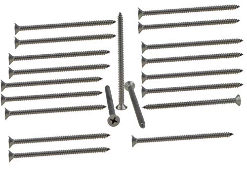 Vis autotaraudeuses M6 x 100 mm Phillips en acier 304 pour stopper la rouille des fixations
