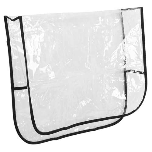 Veemoon Square Pvc Hairdressing Chair Protective Cover for Salon Use Chair Protectors Covers for Seat Backrest