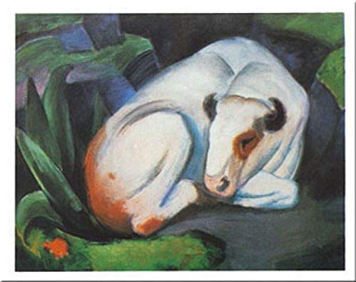 Stier by Franz Marc 24 X 31 Art Print Poster