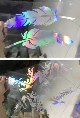 Amao High Gloss Silver Holographic Wallpaper Stick And Peel Diy On Cabinets Drawers Crafts 17.7''X79'' #TOP3