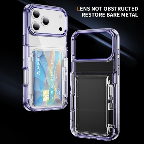 Coque antichoc iPhone 13 Pro Max avec porte-carte pour éviter les rayures - 3