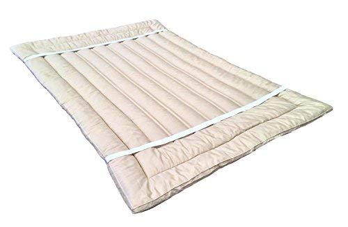 Sleep & Beyond 72 By 84-Inch Organic Merino Wool Mattress Topper, California King, Ivory #TOP4