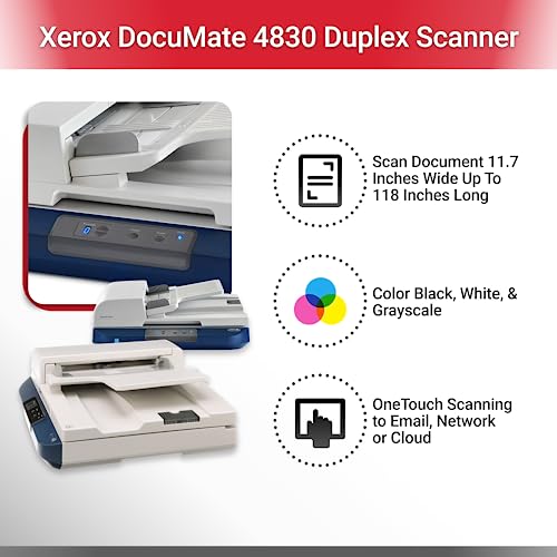 Xerox Documate 4830 Duplex Document Scanner With Flatbed #TOP1