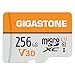 Produktbild GIGASTONE 256GB MicroSDXC Speicherkarte + SD Adapter, für Action-Kamera, GoPro, Drohne und Tablet, Lesegeschwindigkeit bis zu 100MB/s, 4K UHD-Videoaufnahme, UHS-I A1 Klasse 10 U3