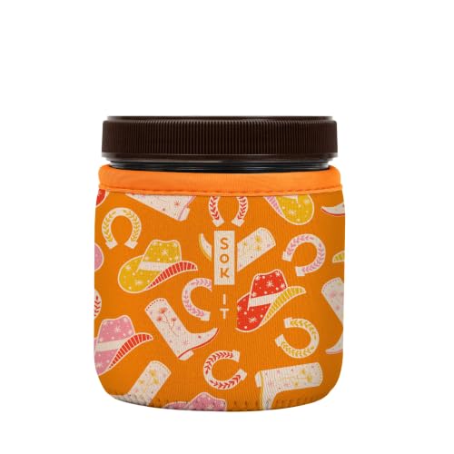 Sok It IceCreamSok Insulated Neoprene Cover (Cowgirl Couture, Fits Talenti 16oz Pints)