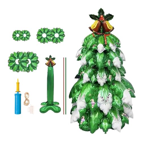 Árbol de Navidad iluminado inflable que soluciona la falta de espacio y tiempo en invierno 2