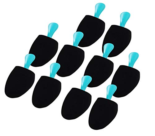 Delfa Kit de 5 paires Embauchoirs au mousse avec poignée u0093Ginau0094 pour sneakers et chaussures confort, élégant en noir