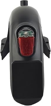 Scooter Rear Fender with Taillight for Ninebot MAX G30 / G30D Electric Scooter Replacement Accessories Rear Mudguard Bracket