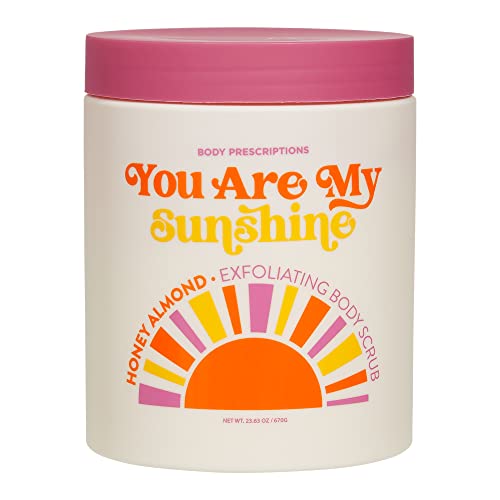 Body Prescriptions Exfoliating Body Scrub | 21.16 Oz Body Cleanser Infused With Honey Almond | Daily Body Wash For Nourished And Ultra Smooth Skin, You Are My Sunshine? #TOP10