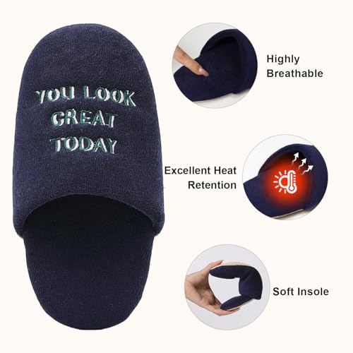 Pantuflas para mujer con espuma de memoria y puntera cerrada miniatura 3