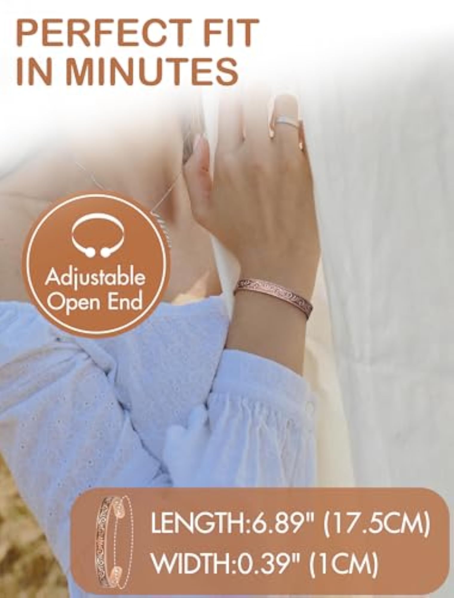 Feraco Copper Bracelet for Pain Relief