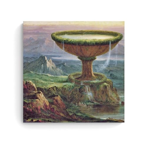 La Coupe du Titan Thomas Cole impression d'art mural haut de gamme style Hudson River