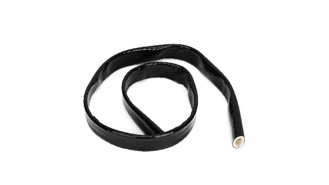 Engine Hose Protection Black Fire Sleeve Glass Fiber Braid Flame Shield Firesleeving Heat Shield Id 10mm 25mmfuel Hose