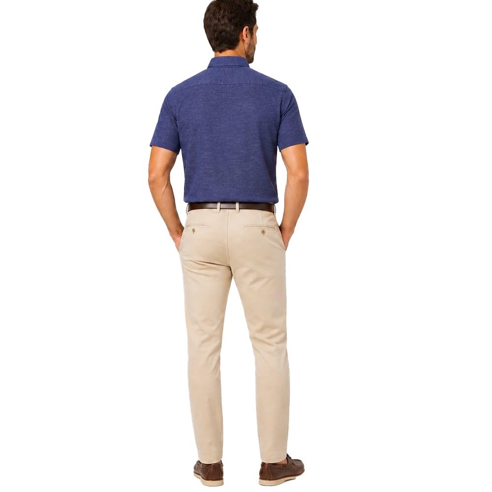 Camicia Uomo Manica Corta Button-Down vestibilità Classica 15357-254