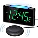 Vibrating Loud Alarm Clock with Bed Shaker for Heavy Sleepers Deaf Senior Kids, Large Number LED Display with Dimmer|Night Light|USB Phone Charger|12/24H, Easy to Set Digital Bedroom Desk Travel Clock