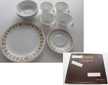 Amazon.co.jp: 16ピース コレール バタフライゴールド リビングウェア Amazon.co.jp: 16ピース コレール バタフライゴールド リビングウェア