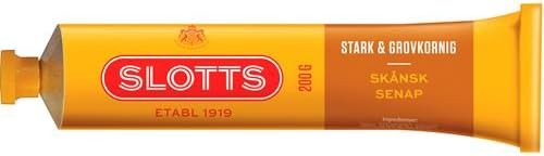SlottsSkansk Senap - Coarse Mustard TUBE 200g