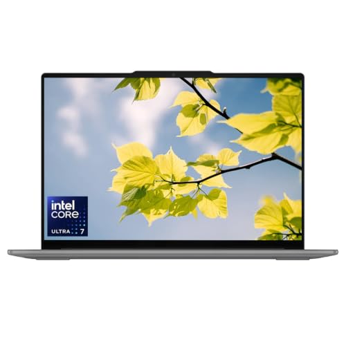 Image of Lenovo Yoga Slim 7i Aura Edition Copilot+ PC Laptop, Intel Core Ultra 7 256V, 15.3 inch 2.8K 120Hz Touchscreen, 16GB LPDDR5X RAM, 1TB SSD, Backlit Keyboard, Wi-Fi 7, Windows 11 Home, Luna Gray, EAT Cloth