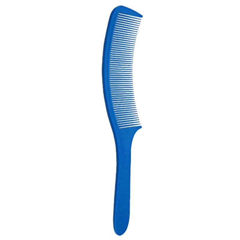 WANMEI® S-Shaped Hair Cutting Comb Curved Clipper Round Head Flat Comb Tool For Men's | Blue