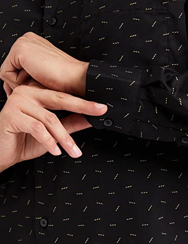 Image of Diverse Men's Cotton Printed Full Sleeve Regular Formal Shirt