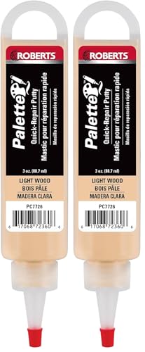 Image of ROBERTS Repair Putty for Wood, Laminate, Vinyl - Light Wood Color (3 oz.) (Pack of 2)