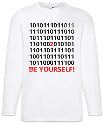 T-shirt binaire manches longues vêtement idéal pour de longues sessions coding de nuit