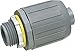 Arlington NMLT150 Liquidtight Conduit Connector, 1-1/2 in Trade, Straight, UV Rated Plastic